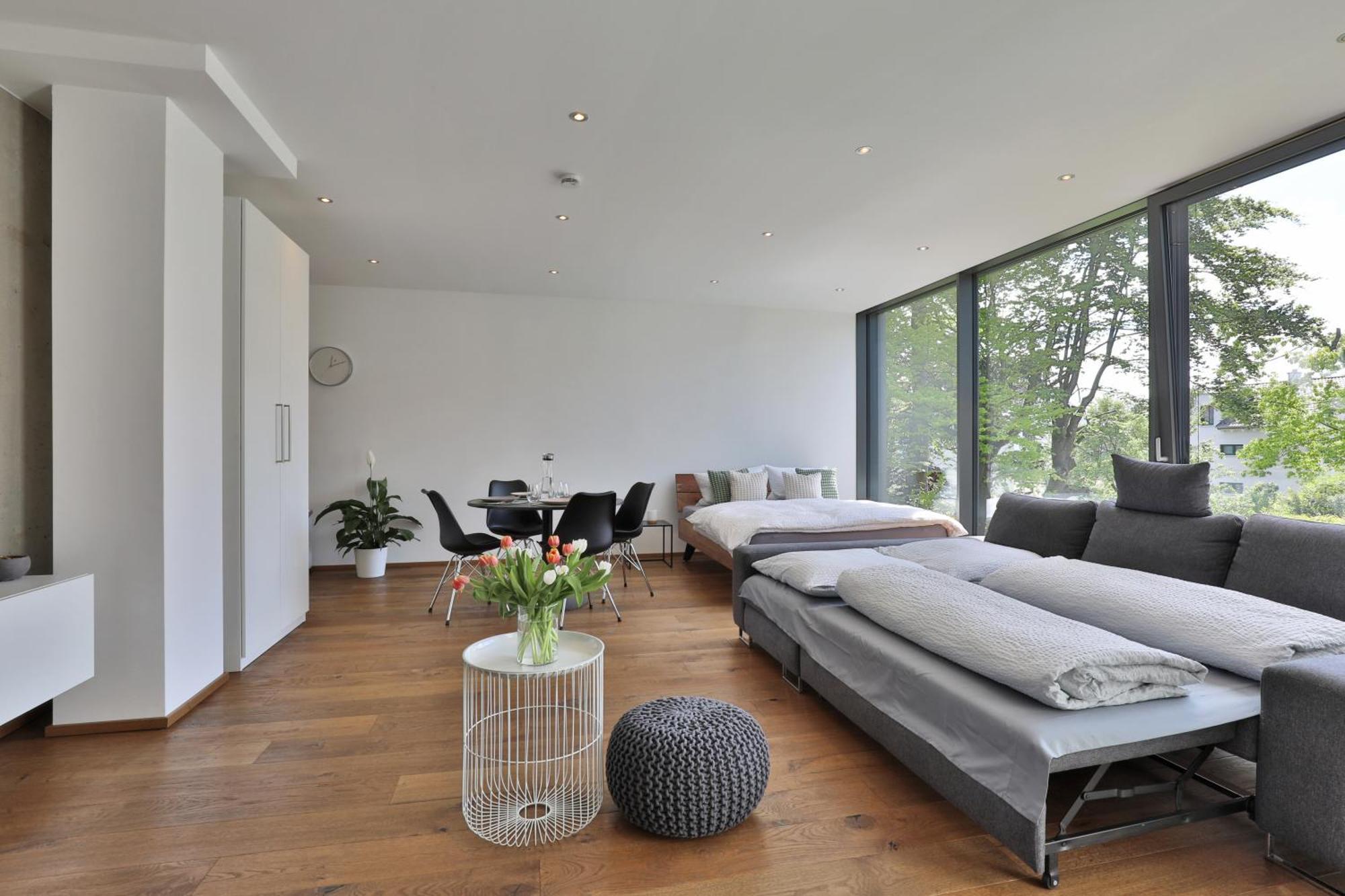 Moderne Studio-Wohnung 格斯特霍芬 外观 照片